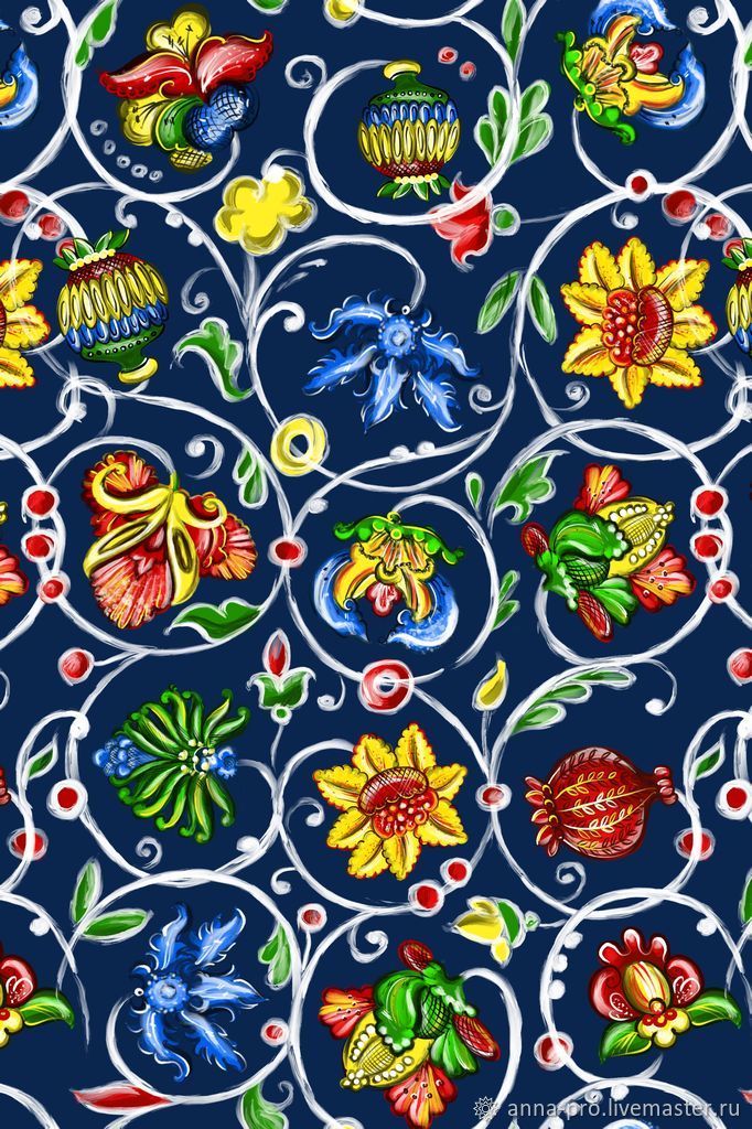 Ткань с народным орнаментом чудо цветы в разных расцветках купить винтернет-магазине Ярмарка Мастеров по цене 700 ₽ – N5PLKRU