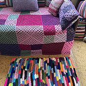 Для дома и интерьера handmade. Livemaster - original item Voluminous knitted rug. Handmade.