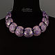 Purple Mix Necklace (721) designer jewelry. Necklace. Svetlana Parenkova (parenkova). My Livemaster. Фото №5