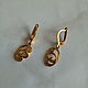 Order Earrings 'LACE' gold-plated bronze. Gems&Silver Jewelry. Livemaster. . Earrings Фото №3