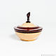 Wooden cedar sugar bowl for honey, salt, spices #K53. Sugar Bowls. ART OF SIBERIA. Online shopping on My Livemaster.  Фото №2