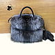 Order Silver Fox fur bag. Stylish ladies ' accessory №4. Mishan (mishan). Livemaster. . Classic Bag Фото №3
