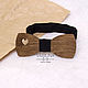 Wooden bow tie with heart, Ties, Rostov-on-Don,  Фото №1