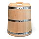 Cedar tub 50 liters hoops made of galvanized steel. Art.17053. Barrels and tubs. SiberianBirchBark (lukoshko70). My Livemaster. Фото №4