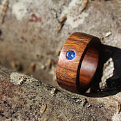 Украшения handmade. Livemaster - original item Copy of Copy of Wooden rings (paduk,garnet ). Handmade.