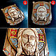  Спас нерукотворный. Иконы. Faximile Wood Works. Ярмарка Мастеров.  Фото №4