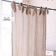 Linen curtain with Bunny ties. Curtains1. Linenburg. Online shopping on My Livemaster.  Фото №2