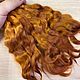 Order Natural hair for dolls (Copper). Hair and everything for dolls. Livemaster. . Doll hair Фото №3