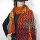 Шерстяной шарф, палантин "Петербургские тайны" (вариант). Палантины. IRINA GRUDKINA Handmade Knitwear. Ярмарка Мастеров.  Фото №5