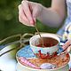 Tea porcelain couple 'Velvet season'. Single Tea Sets. KASTdecor. My Livemaster. Фото №4