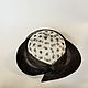 Order Polka dot hat made of straw with a broom. irina-popilova. Livemaster. . Hats1 Фото №3