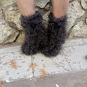 Аксессуары handmade. Livemaster - original item Socks downy Curls. Handmade.