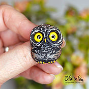 Украшения handmade. Livemaster - original item Brooch-pin: Owlet. Handmade.