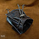 Brown Genuine Leather Rune Pouch. Baggie. Kooht. Online shopping on My Livemaster.  Фото №2