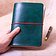 Notebook made of leather on rings 30mm ' Prague'. Diaries. sunleaves (SunLeaves). Online shopping on My Livemaster.  Фото №2