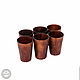 Set of wooden shot glasses made of Siberian cedar 6pcs. R2. Mugs and cups. ART OF SIBERIA. Online shopping on My Livemaster.  Фото №2