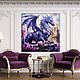Painting Amethyst Dragon. Fantasy art. buy painting artist. Pictures. House of the Sun (irina-bast). Online shopping on My Livemaster.  Фото №2