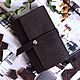 Pocket leather Notepad with interchangeable notebooks genuine leather. Notebooks. Ptaho. Online shopping on My Livemaster.  Фото №2