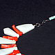 'Maldives' Necklace of amazonite, coral and leather. Necklace. Butik4you. My Livemaster. Фото №5