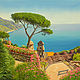 Painting 'Amalfi' 40h40 cm, Pictures, Rostov-on-Don,  Фото №1