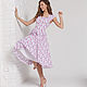 Retro dress in the style of 50's 'Flower fields', Dresses, Moscow,  Фото №1