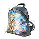Order Women's backpack ' Look into the future'. Pelle Volare. Livemaster. . Backpacks Фото №3