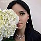 Комплект украшений с жемчугом и гематитом. Комплекты украшений. Kucha-jewelry. Интернет-магазин Ярмарка Мастеров.  Фото №2