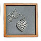 Order Pendant with cubic zirconia, heart pendant, heart pendant opening. Irina Moro. Livemaster. . Pendants Фото №3