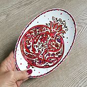 Картины и панно handmade. Livemaster - original item Plate decorative Pomegranate. Hand painted. Gift. Handmade.