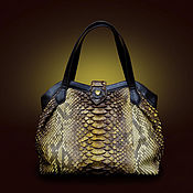 Сумки и аксессуары handmade. Livemaster - original item Women`s casual Python Florence bag. Handmade.