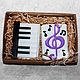 'And music sounds ' soap souvenir gift set of musician, Soap, Moscow,  Фото №1