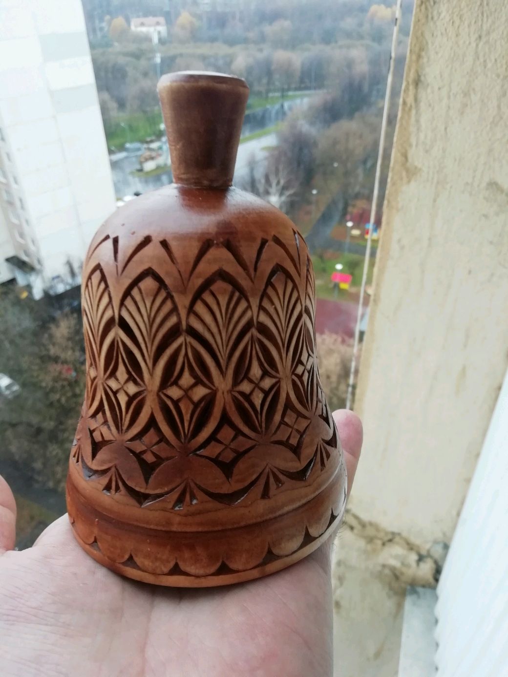 Колокольчик резной деревянный купить в интернет-магазине Ярмарка ...