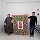Покрывало 160 х120 см  Матрёшка детское. Одеяла. Елена Мазурова дизайнер с 1997 года. Интернет-магазин Ярмарка Мастеров.  Фото №2