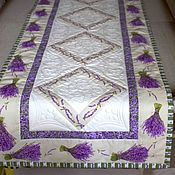 Quilted napkin on the table 