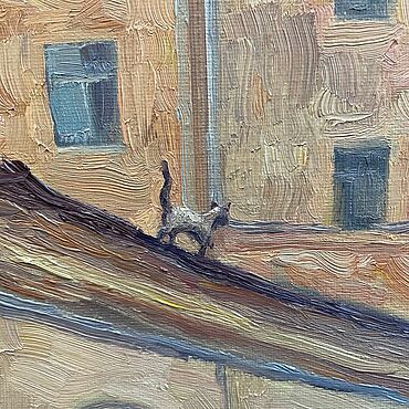 Картины и панно ручной работы. Ярмарка Мастеров - ручная работа Картина маслом авторская "Закулисье". Handmade.