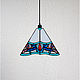 Подвесной светильник Tiffany, витражный в стиле арт-деко. Потолочные и подвесные светильники. Мастер по светильникам и флорариумам (Tiffanarium). Ярмарка Мастеров.  Фото №5