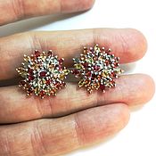 Spinel earrings in different colors