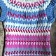 Knitted vest lopapeysa cashmere gray pink white blue raspberry. Vests. Olga Shuklina (OlgaShuklina). Online shopping on My Livemaster.  Фото №2
