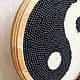 Картина из дерева и бисера ИНЬ ЯНЬ. Картина фэншуй. ArtWood. Интернет-магазин Ярмарка Мастеров.  Фото №2