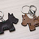 Doggie key chains, genuine leather. Key chain. SM Tallya. My Livemaster. Фото №4