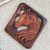 Картины и панно handmade. Livemaster - original item Panels Horse. Handmade.