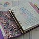 Gliders on a ring mechanism . Diary . Notepad custom. Planner Notebooks. olga (ontreskina2003). Ярмарка Мастеров.  Фото №5