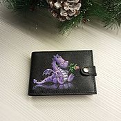 Сумки и аксессуары handmade. Livemaster - original item Business card holder leather 