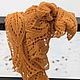 Большой жёлтый шерстяной ажурный шарф, палантин. Шарфы. IRINA GRUDKINA Handmade Knitwear. Ярмарка Мастеров.  Фото №10