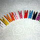 Colored mini clothespins, Gift wrap, Moscow,  Фото №1