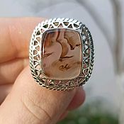 Серебряное кольцо с флюоритом (1293)