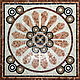 Мозаичное напольное панно из натурального камня, Панно, Москва,  Фото №1