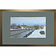 Watercolor paintings landscapes Moscow Andronikov viaduct. Pictures. ulumbekov (ulumbekov). Online shopping on My Livemaster.  Фото №2