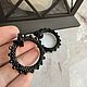  Черное солнце. Серьги классические. Tori Jewelery. Ярмарка Мастеров.  Фото №9