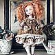 LYDIA. Author's textile doll collectible. Dolls. AlbinaDolls. My Livemaster. Фото №6